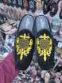 New Eid collection Fashionable black half shoe loafer for men.