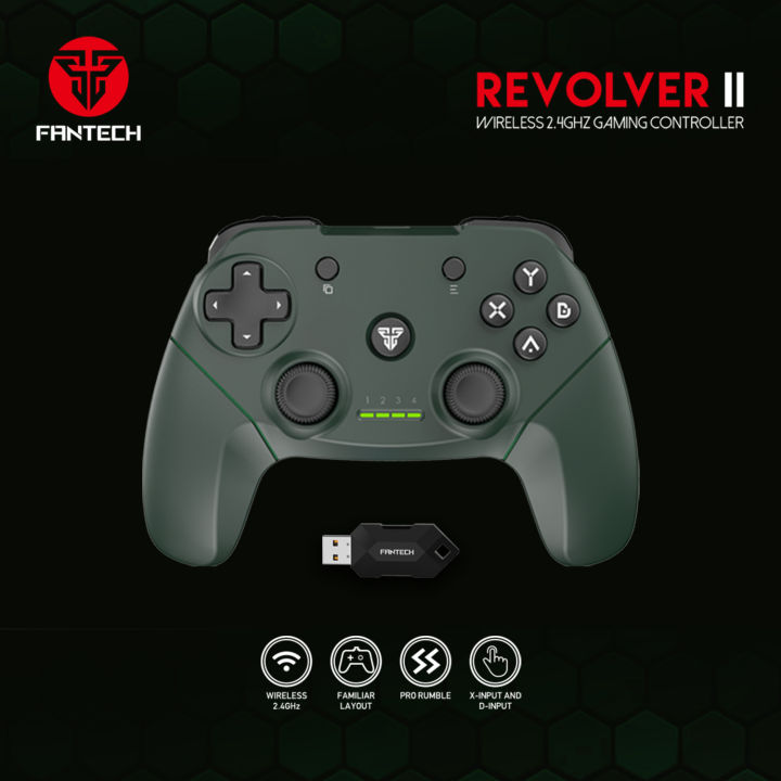 FANTECH REVOLVER WGP12 Controller Gamepad 2.4G Wireless Joystick Joypad