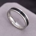 Silver Style Stainless Steel Sleek Ring for Men and Boys.