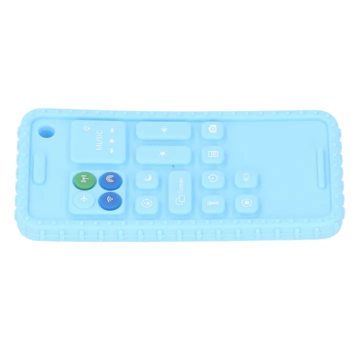 Silicone%20Baby%20Teether%20Safe%20Mobile%20Phone%20Shape%20Teether%20Toy%20Bright%20Color%20Hand%20Eye%20Coordination%20for%20Home%20-%20Image%203