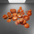 Clay Dinner Set Matir Dinner Set Soil Dinner Set Pora Matir Dinner Set - Experience Traditional Dining With This Clay Dinner Set. 