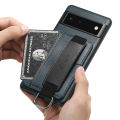 【Dislikelike】Applicable to Google 6Pro Card Holder Phone Case Google6 Back Cover New 6A Wrist Strap Color Matching Protective Sleeve. 