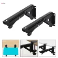 2 Pieces Under Desk Keyboard Tray Adjustable Keyboard Bracket for Computer Elbow Support. 