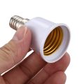10 Pcs E14, E27 Adapter Base Screw LED Light Bulb Bulb Socket Converter, White. 