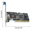 PCI To 4 Port SATA Raid Controller Expansion Card Adapter For Desktop PC HDD SSD. 