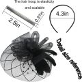 【Shop the Look】 Mesh Headband Headwewar Fascinators Hat Hair Accessory Hair Clip Feathers Fedoras.