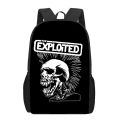 Punk Rock Hand Skull School Bags 3D Printing Backpack for Girls Boys Student Book Bag Children School Bags Women Men Travel Bag. 