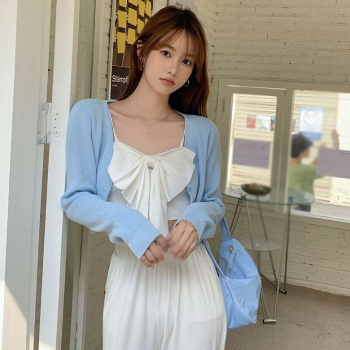 Autumn%20Women%20Knitted%20Cardigan%20Sweater%20Solid%20High-Waist%20Single-Breasted%20Long%20Sleeve%20Fit%20Short%20Coat%20Slim%20Sunscreen%20Tops%20-%20Image%206