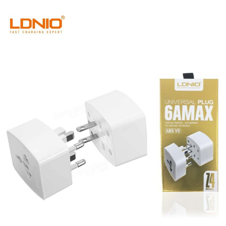 LDNIO%20Z4%20Universal%20Plug%20Adapter%20ABS%20VO%20with%20UK/EU/US/AU%20Pin%20&%202%20Universal%20Socket%20(6A)%20-%20Image%204