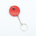 Compact Retractable Measuring Tape with Keychain 150CM Multi-Color Portable Tool. 
