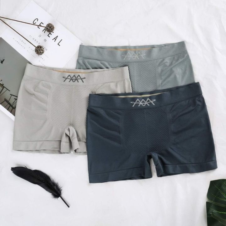 3 Piece Imported Comfortable Trunk Underwear Boxer For Men - Random Color
