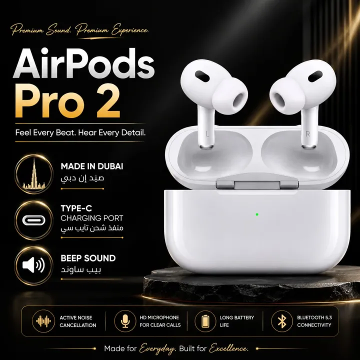 Airpods%20Pro%202nd%20Gen%20Wireless%20Charging%20Bluetooth%20Headphone%20-%20Image%202