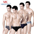 Yfashion 4pcs/box Men Ice Silk Panties Breathable Briefs Shorts Sexy Large Size Men Underwear color. 