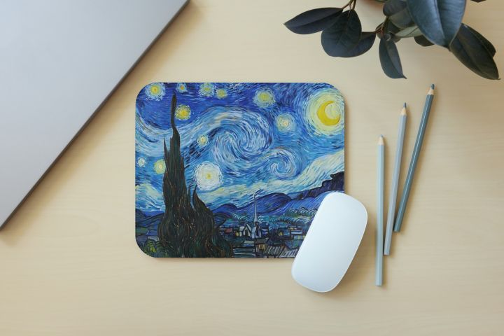 Van Gogh Famous Art custom Mouse Pad (Gaming, Office Use and Gift Mouse Pad BD