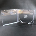 Transparent Plastic Single Piece Disc Case CD Case Thickened CD DVD Disc Box.