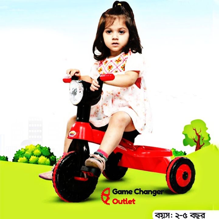 RFL%20Jim%20&%20Jolly%20Road%20Master%20Tricycle%20Red%20&%20Black%20/%20White%20&%20Cyan%20Blue%20Music%20and%20Light%20For%20Baby%20Bike%20Game%20Changer%20Outlet%20-%20Image%203
