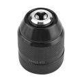 Keyless Drill Chuck 3/8 Thread 0.8mm-10mm locking function Metal Drill Chuck for Hand Electric Drill Nicle. 