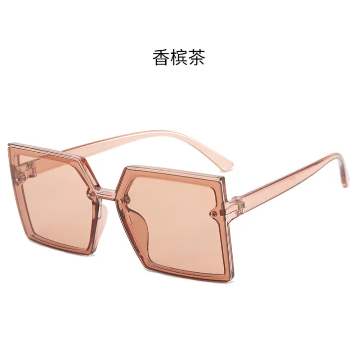 New%20Sunglasses%20Mi%20Nail%20Trendy%20Box%20Large%20Frame%20Glasses%20Fashion%20European%20and%20American%20Style%20Street%20Shot%20Simple%20Xiaohongshu%20Vintage%20Sunglasses%20-%20Image%209