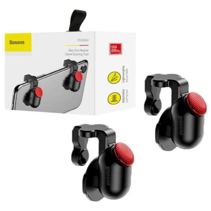Baseus Gamepad Joystick For PUBG Joypad Trigger Fire Button Aim L1 R1 Key L1R1 Shooter Controller For PUBG Mobile Phone Game Pad