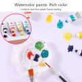 Marker Crayon Kit, Practical Rich Variety Kids Drawing Kit 53pcs Washable Lasting for Doodling for Students. 