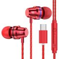 Type C Headphone for Xiaomi 11T 10T Redmi Note 9 10 Pro Stereo USB C Earphone with Microphone Wired Sport Gaming Headsets.