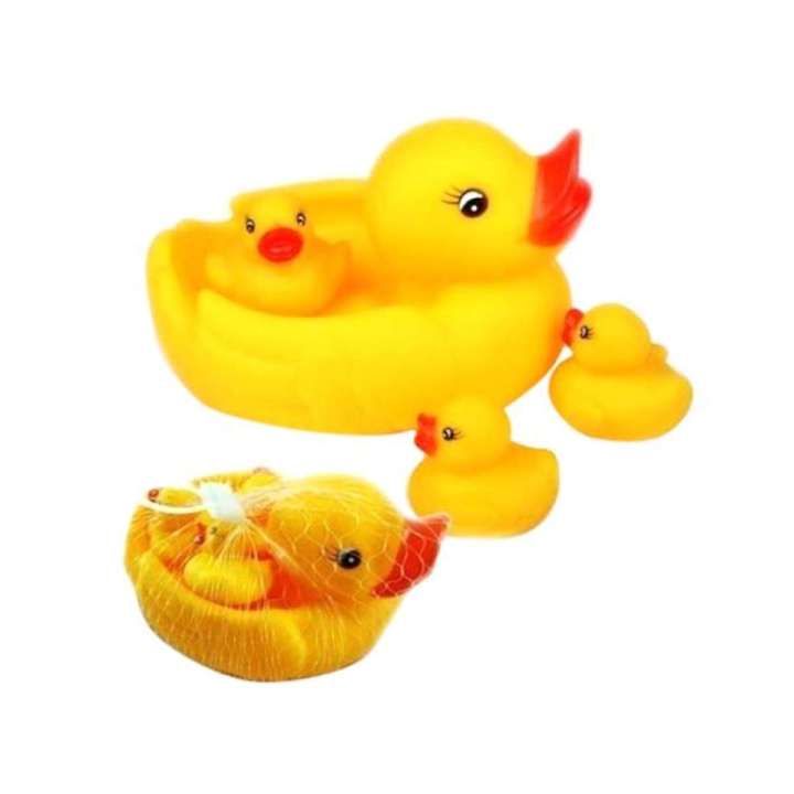 Plastic Floating Rubber Duckies Bath Play Set for Kids | Daraz.com.bd