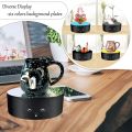 【Fast-selling】 Rotating Display Stand, 360 Degree Automatic Mute Spin Turntable for Photography Display,Figures and Collections Display. 
