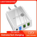PD36W fast charging head Type-c+USB dual-port British standard American standard European standard PD charger multi-port USB. 