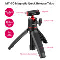 Ulanzi MT-50 mini Magnetic Tripod for Dji Osmo Action 3 4 Adjustable Tripod Stand Quick Release Ballhead Action Camera Accessory.
