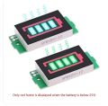 1S - 4S-8S Single 3V-32V Lithium Battery Capacity Indicator Module 4.2V Blue Display Electric Vehicle Battery Power Tester Li-ion. 