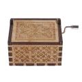 Harry Potter Music Box Engraved Wooden Music Box Interesting Toys Xmas Gift. 