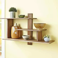FURNIZONE Stand Wall Showpeace for home and office,Home decoration item wooden, Home decor furniture product, Book shelf show piece decoration, Wall hanging shelf. 
