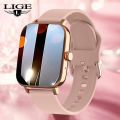 LIGE Call Smart Watch Women Custom Dial Waterproof Smartwatch For Xiaomi Android IOS Bluetooth Music Watches Girls' Bracelet+Box. 