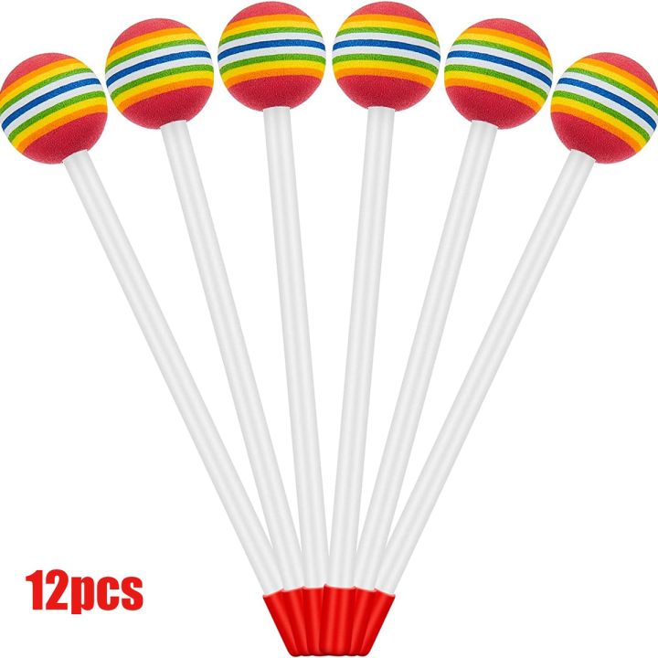 12%20Pcs%20Round%20Rainbow%20Hammer%20Percussion%20Sticks%20Orff%20Percussion%20Instrument%20Sticks%20Drumsticks%20for%20Kids%20Child%20Mallet%20Musical%20Toy%20-%20Image%202