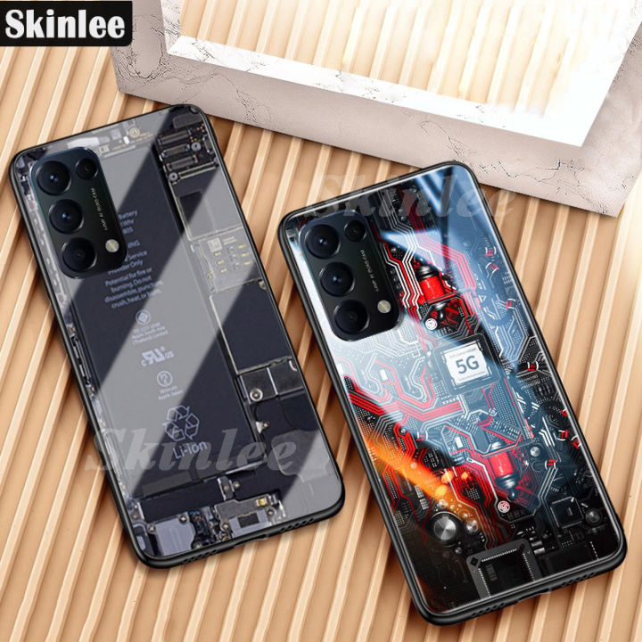 For%20OPPO%20Reno%205%20Pro%20Back%20Cover%20Version%20Theme%20Case%20Tempered%20Glass%20Protection%20shockproof%20Cover%20for%20OPPO%20Reno5%20Pro%20case%20Transparent%20Circuit%20Board%20Design%20Full%20Coverage%20Phone%20cases%20-%20Image%202