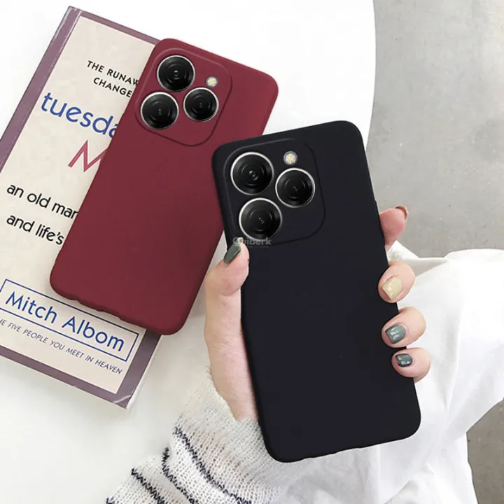 Quiberk%20for%20Tecno%20Spark%2020%20Pro%20Shockproof%20Anti-Slip%20Soft%20TPU%20Sandstone%20Matte%20Back%20Case%20Cover%20-%20Image%202