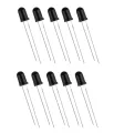 10Pcs- IR Receiver LED Sensor 3mm 940nm IR LED Light Infrared Receiver RX LED Sensor Light 3mm.