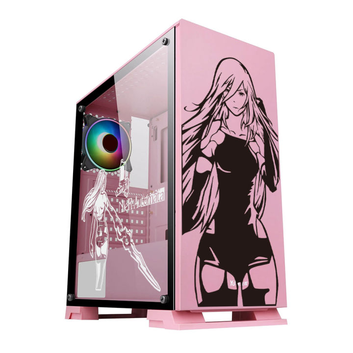 NieR:Automata%20ATX%20Gaming%20PC%20Case%20Stickers%20Mid%20Tower%20Computer%20Decorative%20Decal%20Anime%20Removable%20Waterproof%20Sticker%20-%20Image%208