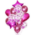 14pcs/set Birthday Balloons Set Supply Birthday Decoration Foil Balloon. 