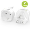 Lencent Travel Adapter EU to Type D India Schuko Travel Adapter Plug Socket for trips to India, Sri Lanka, Nepal, Niger, Lebanon, Ghana, Myanmar, Senegal and more (Type D).