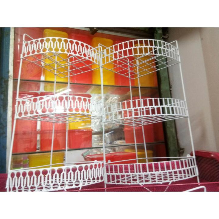 2%20Pcs%20Metal%20Fruit%20busket%20corner%20Rack%20shelves%20display%20case%20for%20kitchen%20bathroom%20-%20Image%202