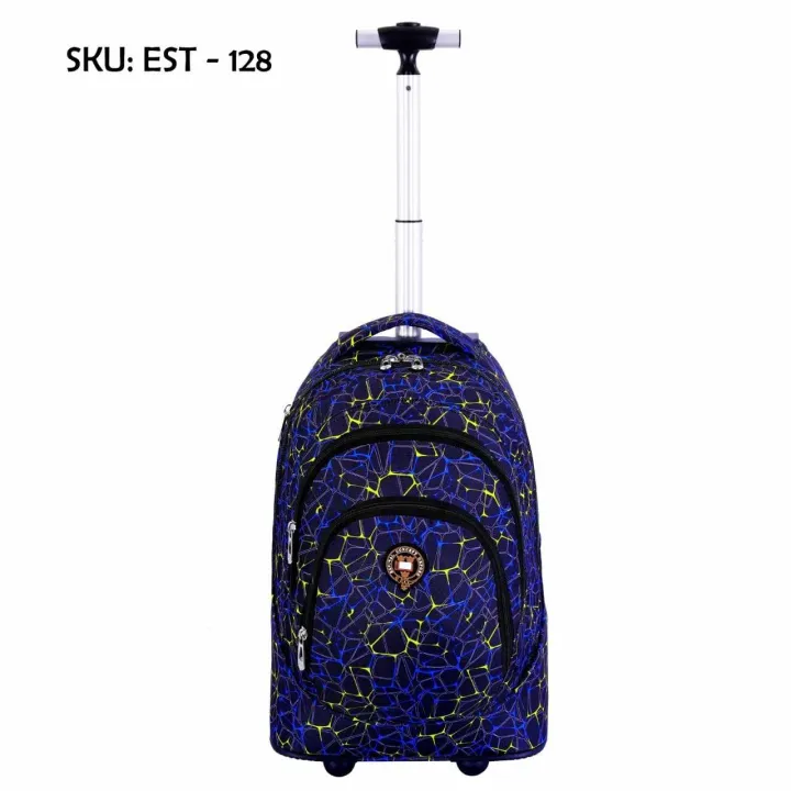 Kid%20Trolley%20For%20Backpack%20And%20School%20Bag%20Luggage%20For%20Children%202/6%20Wheels%20Expandable%20Rod%20High%20Function%20Trolly%20Chariot%20-%20Image%204