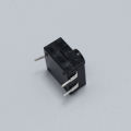 10Pcs- BLACK Color 3Pin Momentary Push Button Switches DC 1A 30V Mini 3 Pin Push Switch Latching On Off  Switches For Flashlights Torch Lights. 