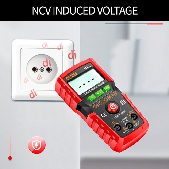【Must-Have Accessories】 ANENG M107 Digitalmart Multimeter Tranitor ...