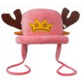 Unisex Cosplay Tony Chopper Plush Hat Anime Cartoon Chopper Cosplay Hat Kawaii Cute Winter Warm Hat Fan Collection.