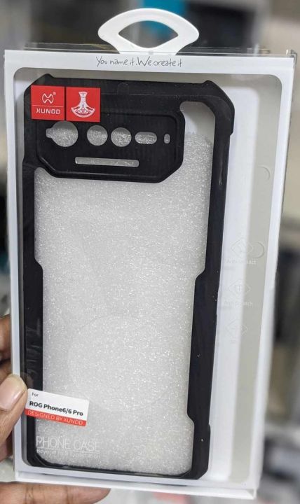 Xundd Protective Original Cover For Asus ROG Phone 6/Asus ROG Phone 6 Pro Cases Shockproof Airbag Bumper Soft Back Transparent Shell Covers