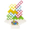 Tetra Tower Game Stacking Blocks Stack Building Blocks Balance Puzzle Board Assembly Bricks Educational Toys for Boys Kids Adult. 