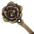 JOUYI 8Pcs Metal Rose Flower Curtain Tie Back Tieback Holders Wall Hooks Decor. 