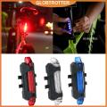 Bicycle Light Waterproof Rear Tail Light LED USB Rechargeable Mountain Bike Cycling Light Taillamp Safety Warning Light.