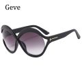 Brand Fashion Sunglasses Women Oversized 2023 Vintage Elegant Popular Luxury High Quality Sun Glasses Female Shades Oculos De So. 